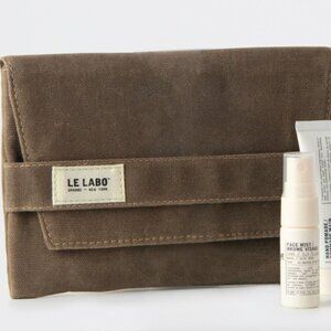 Singapore Airlines Business Class Waxed Canvas Amenity Kit by Le Labo New/Sealed